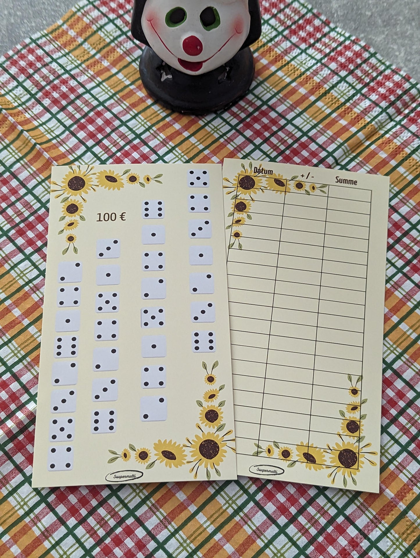 Sonnenblume Würfel - Challenge 100€