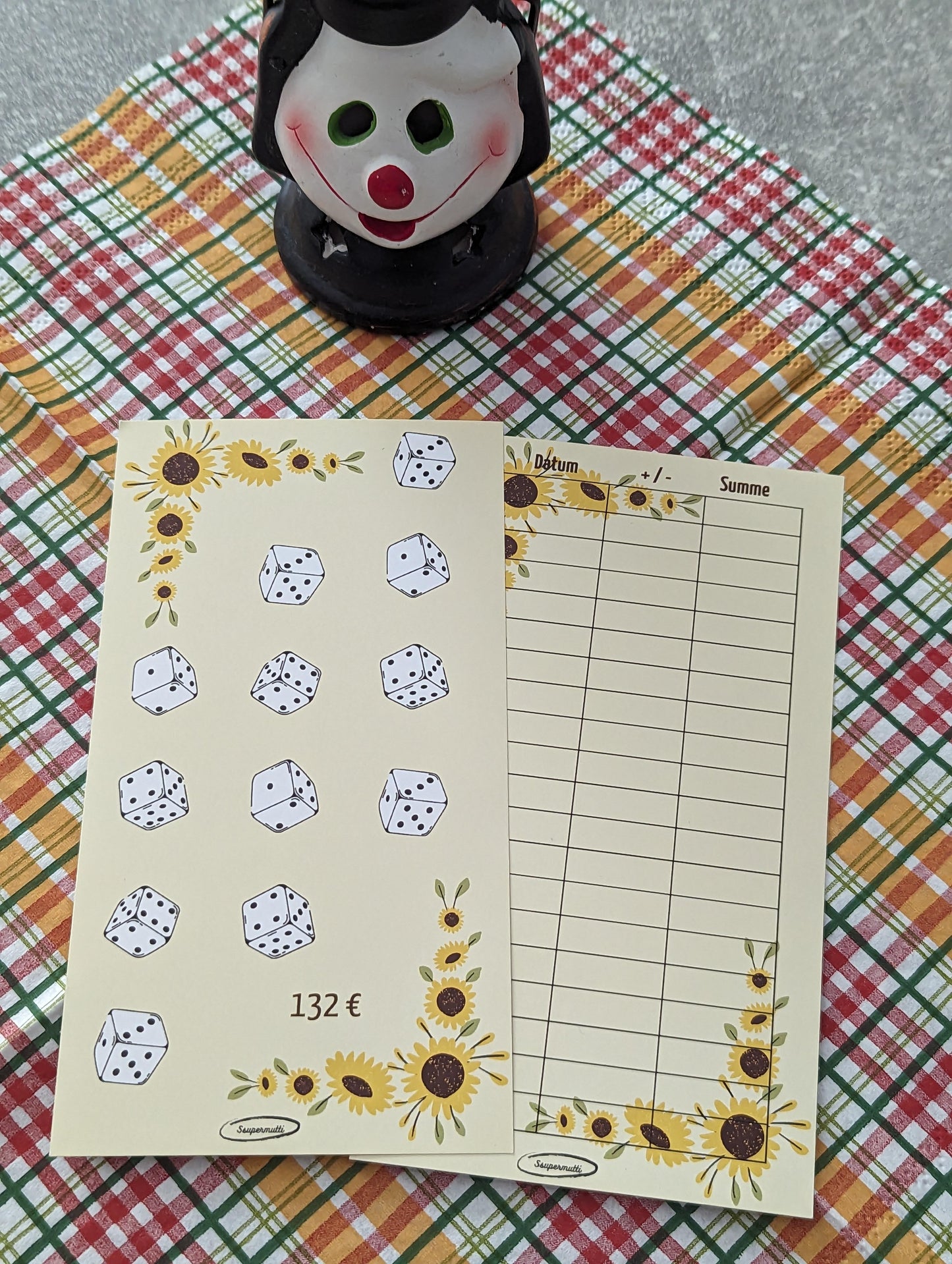 Sonnenblume Würfel - Challenge 132€