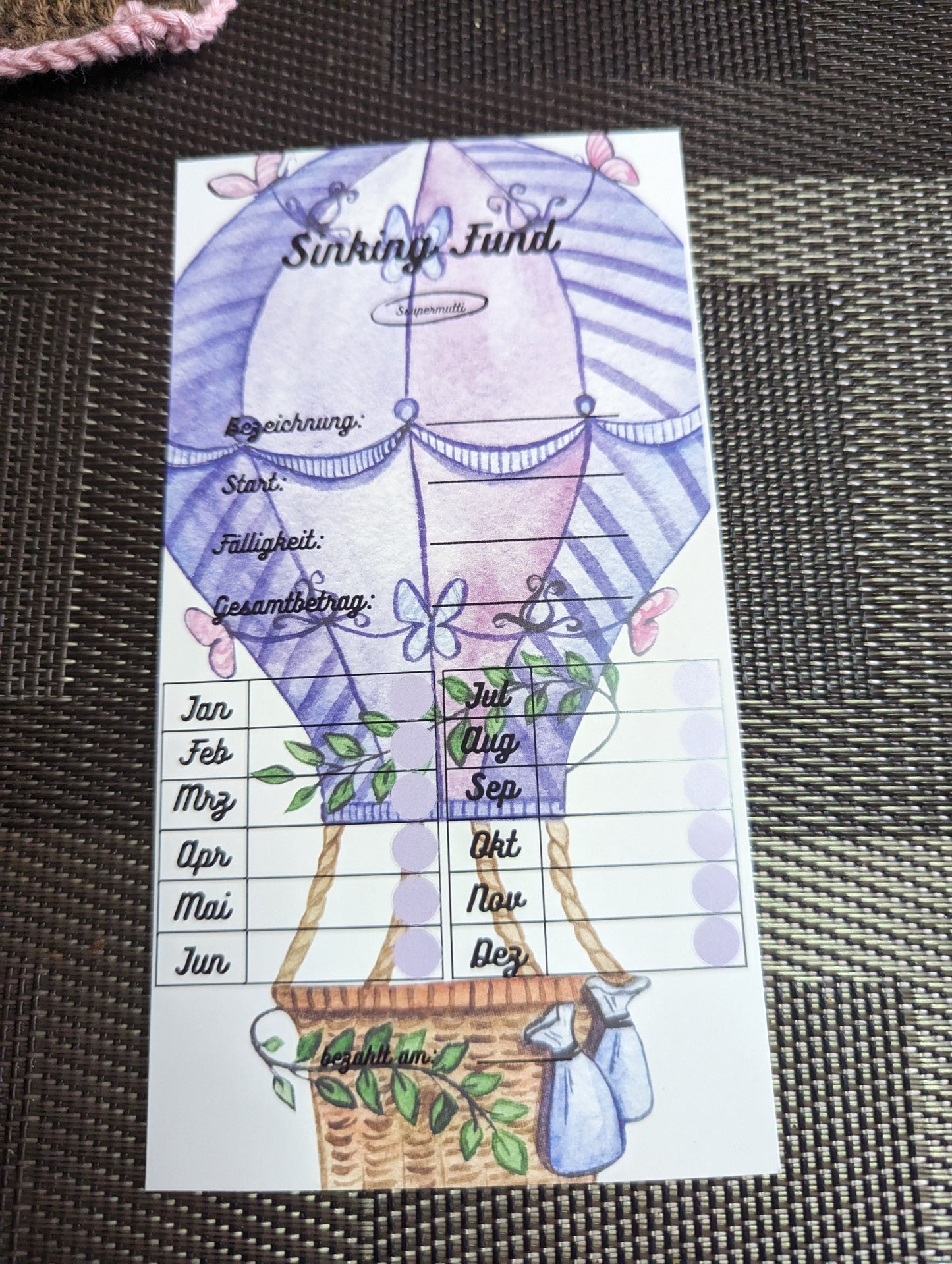 Sinking Fund Heißluftballon