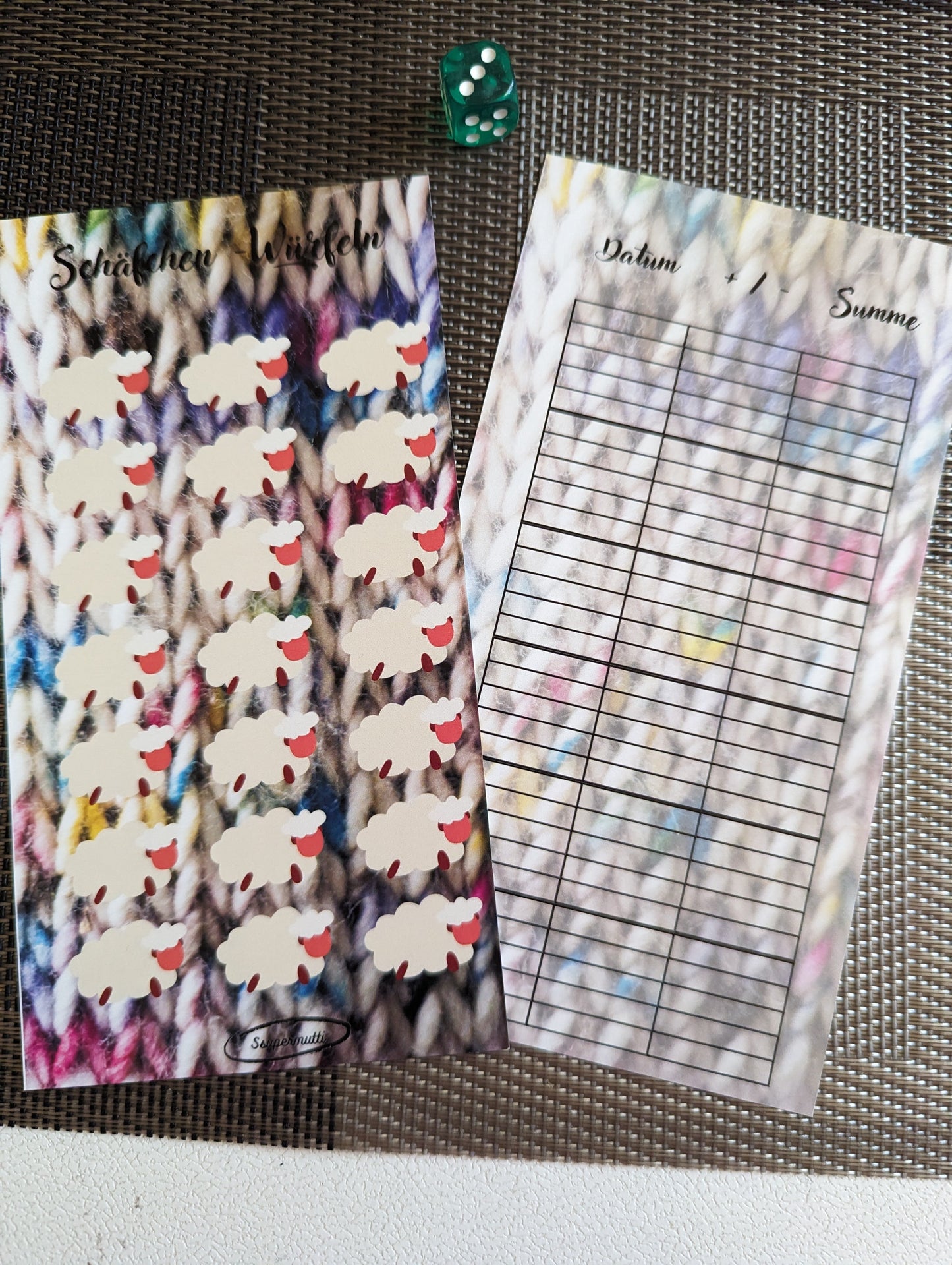 Schäfchen -Würfeln