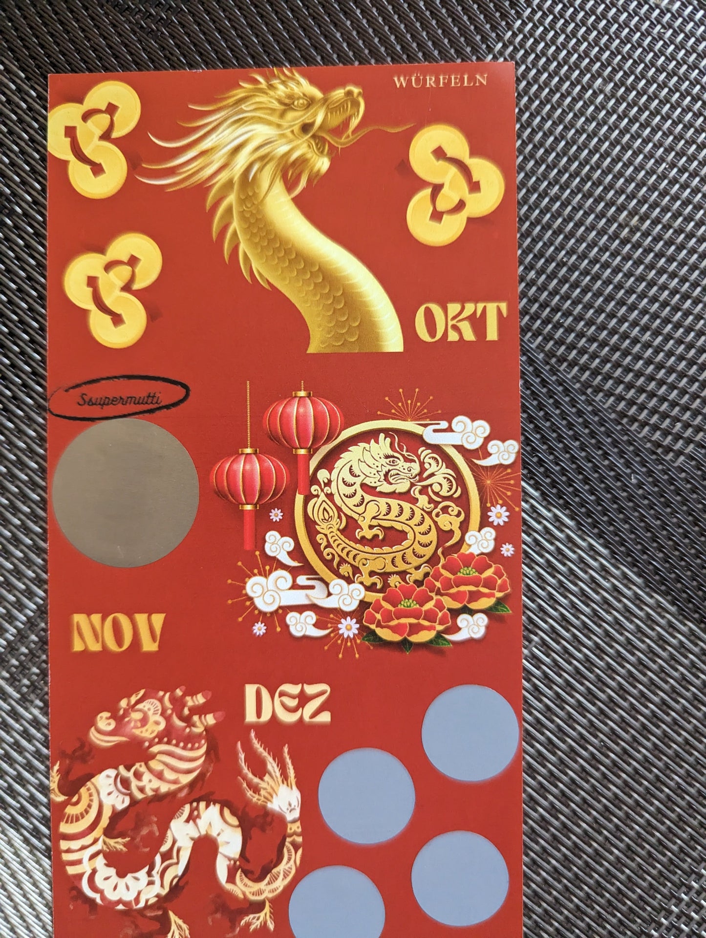 Mini - Jahreschallenge Das Jahr des Drachen