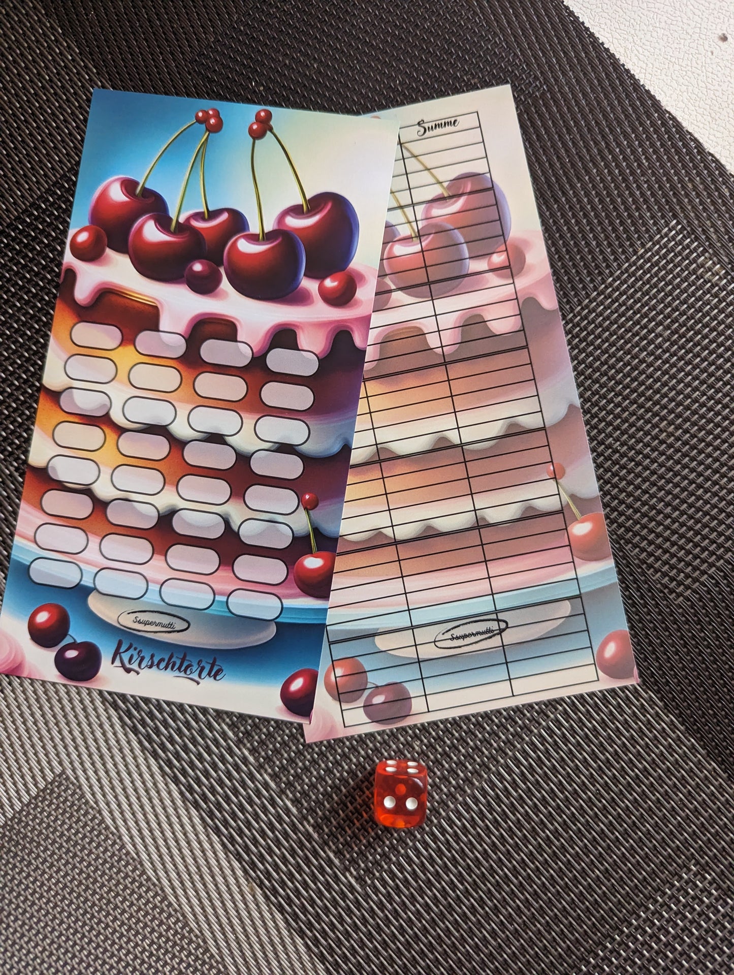 Kirschtorte Würfeln