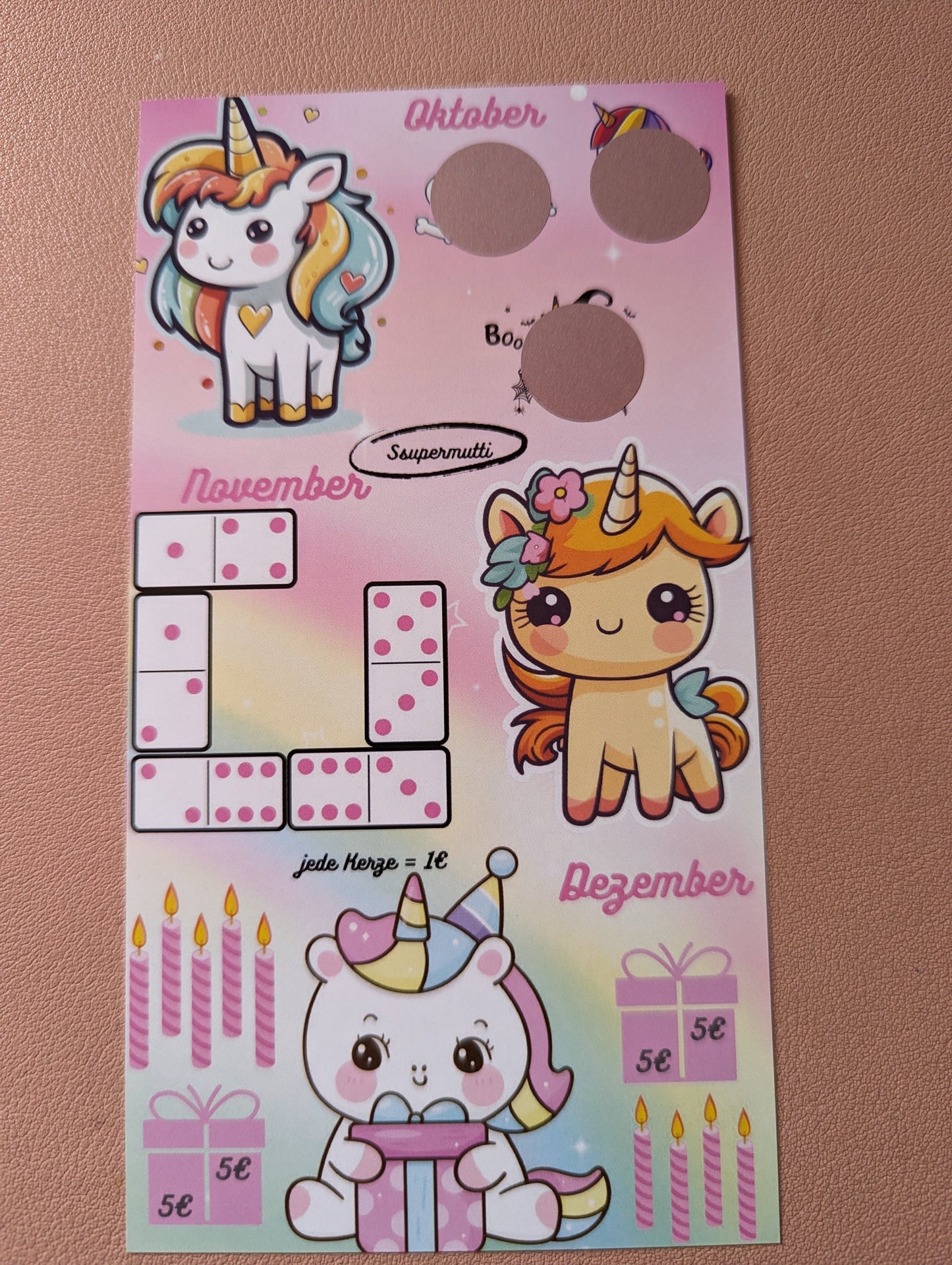 Mini - Jahreschallenge Unicorn