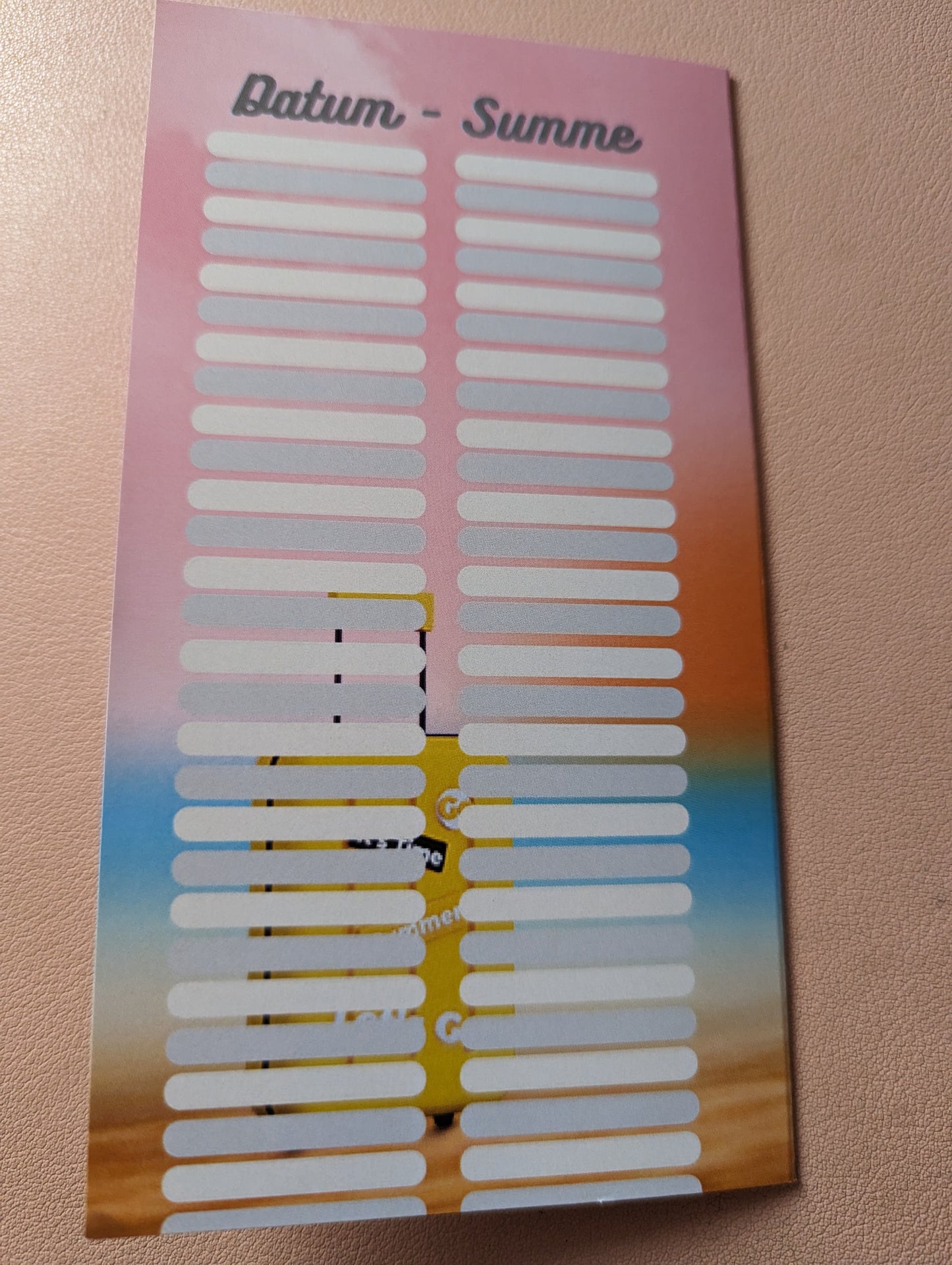 Klappkarte Travel Time