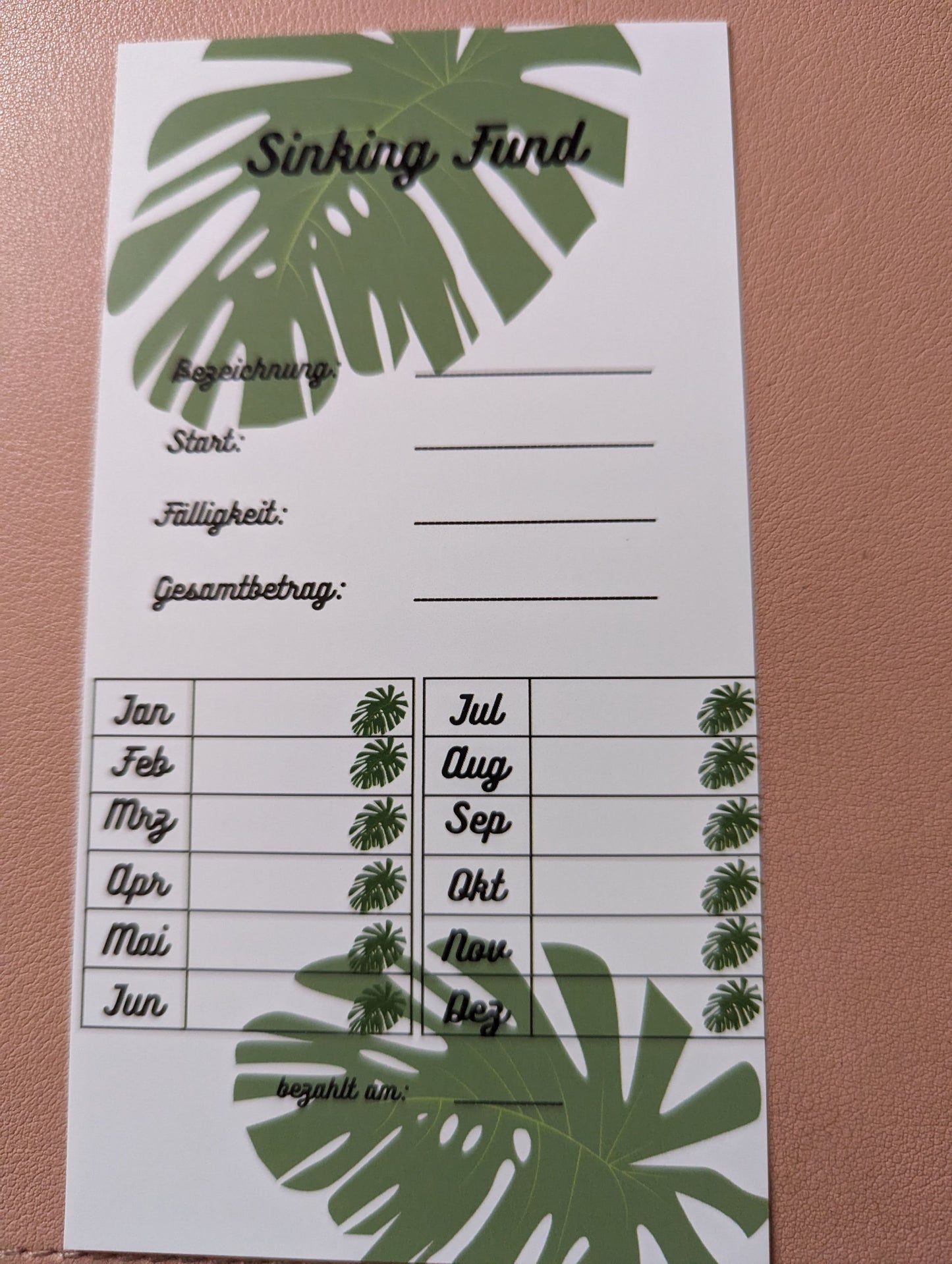 Sinking Fund Monstera