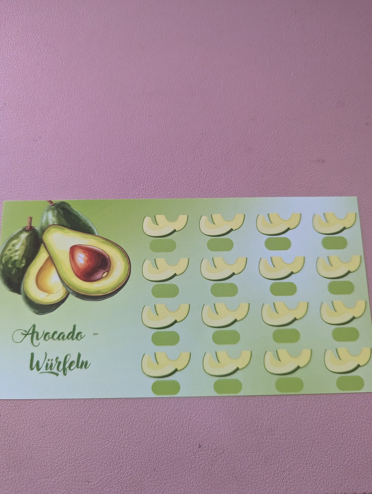 Avocado - Würfeln