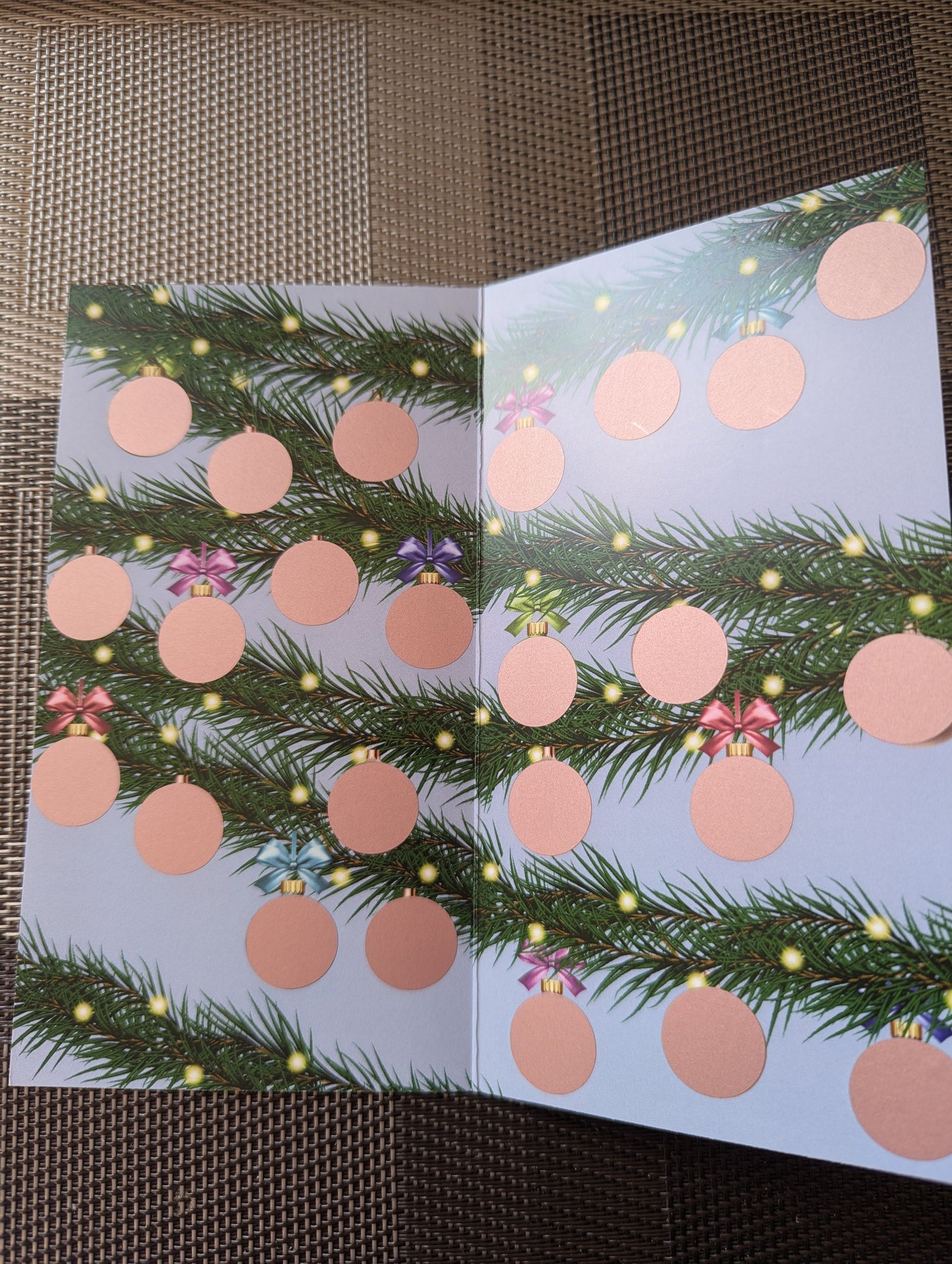 Klappkarte Adventssparen