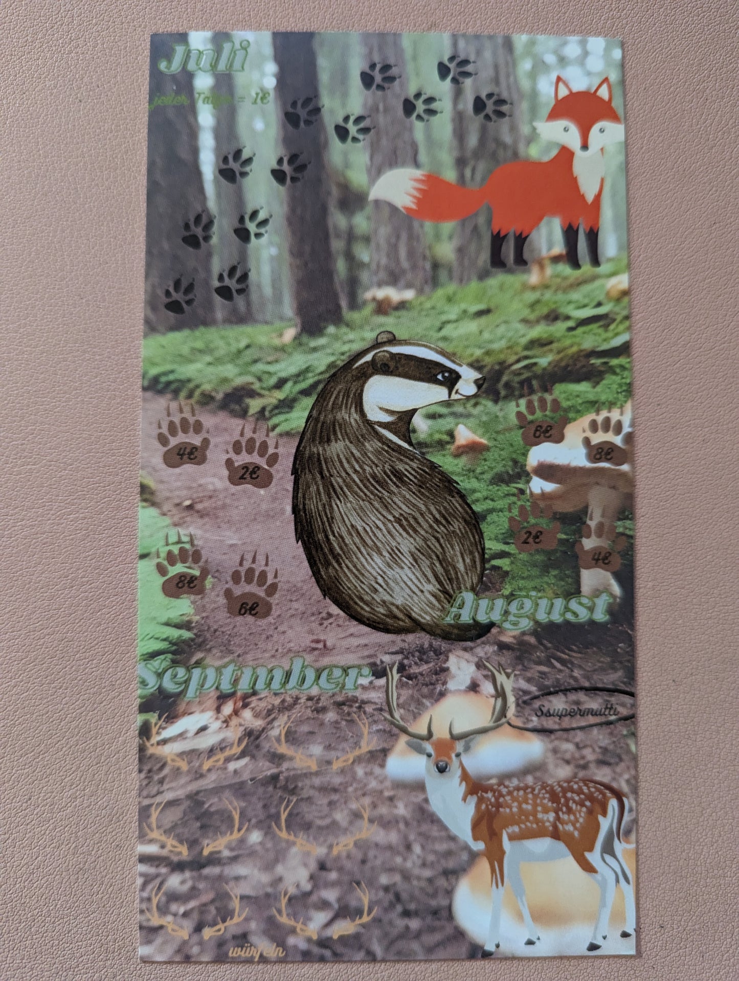 Mini - Jahreschallenge Wald