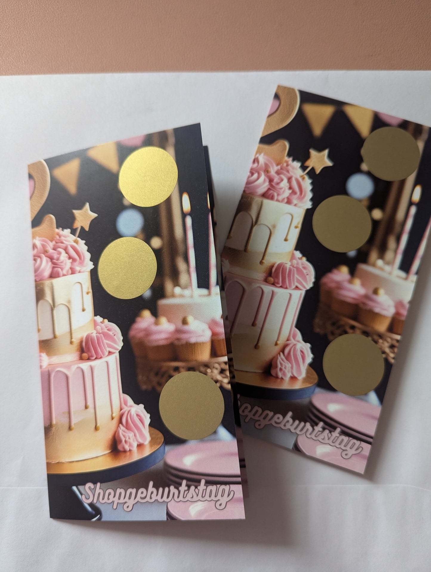 2. Shop Geburtstag Klappkarte