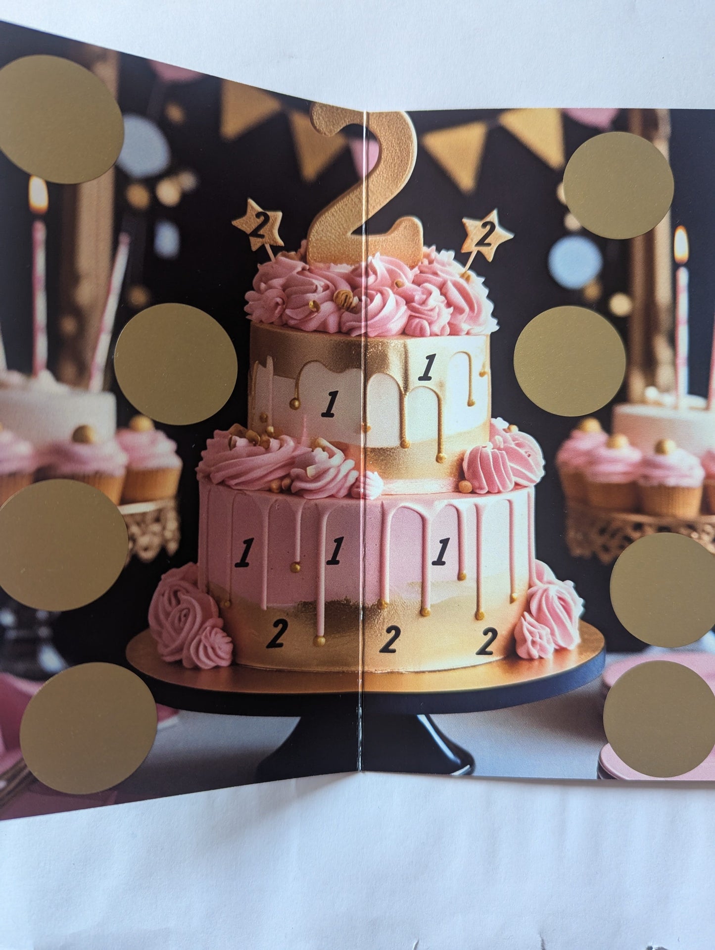2. Shop Geburtstag Klappkarte