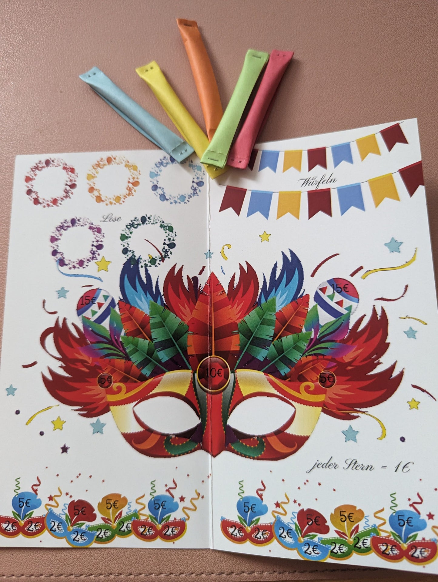 Klappkarte Carnaval
