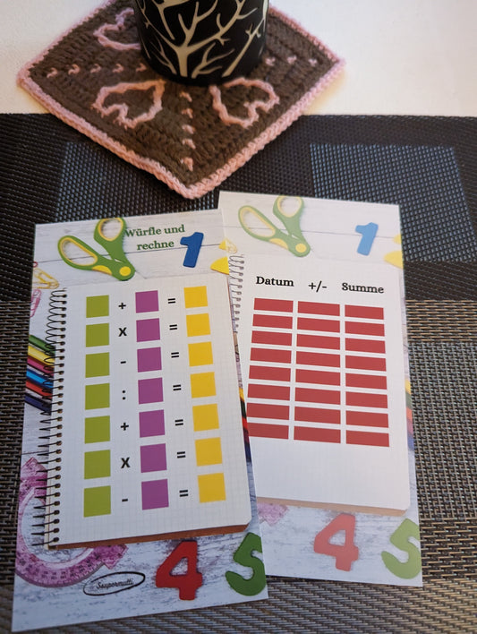 Schule - Würfle + Rechne groß