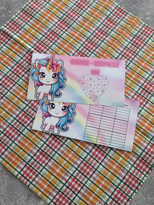 Unicorn - Herzpuzzle