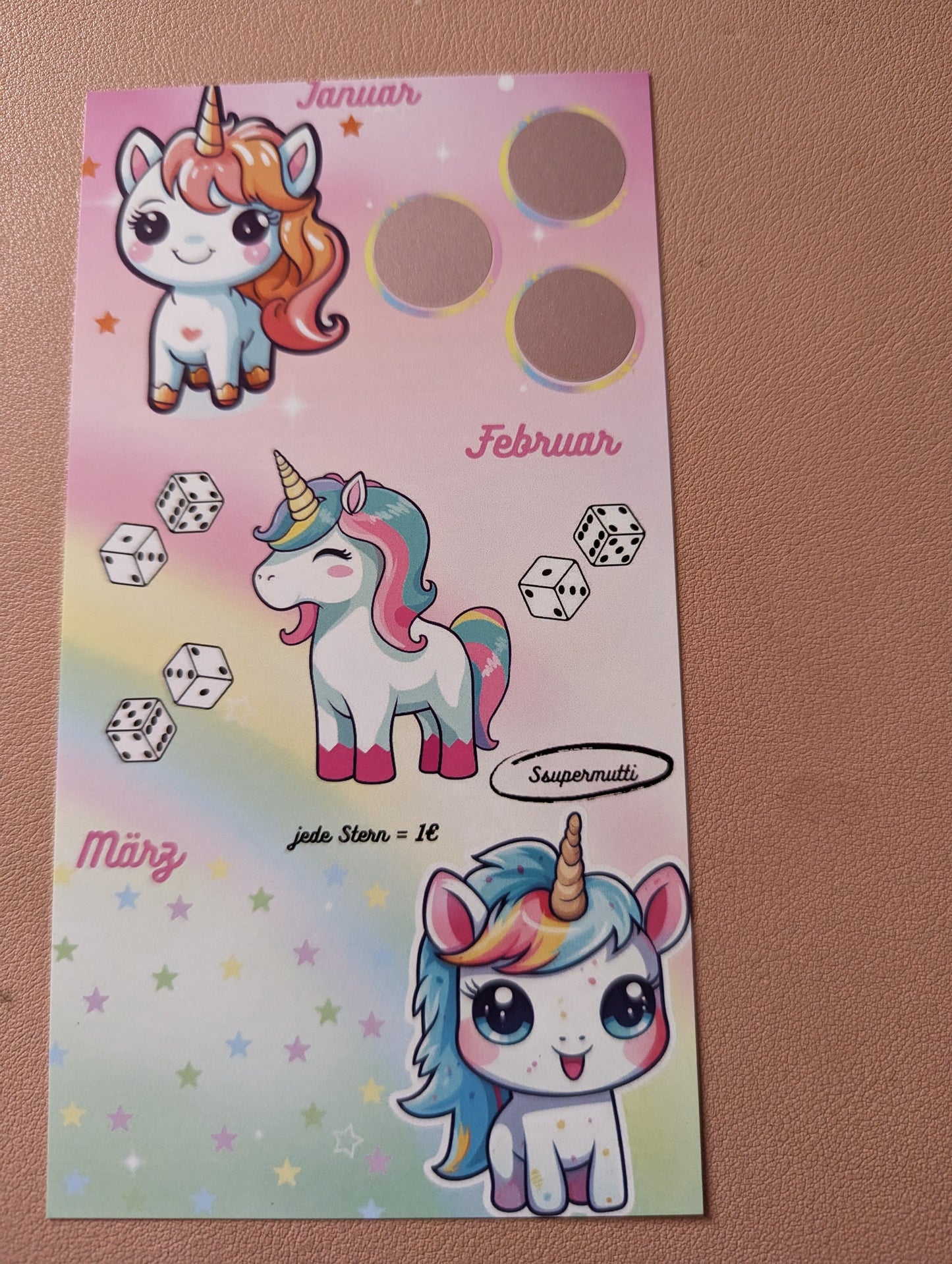 Mini - Jahreschallenge Unicorn