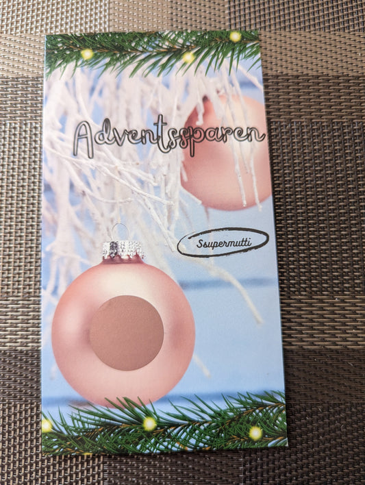 Klappkarte Adventssparen