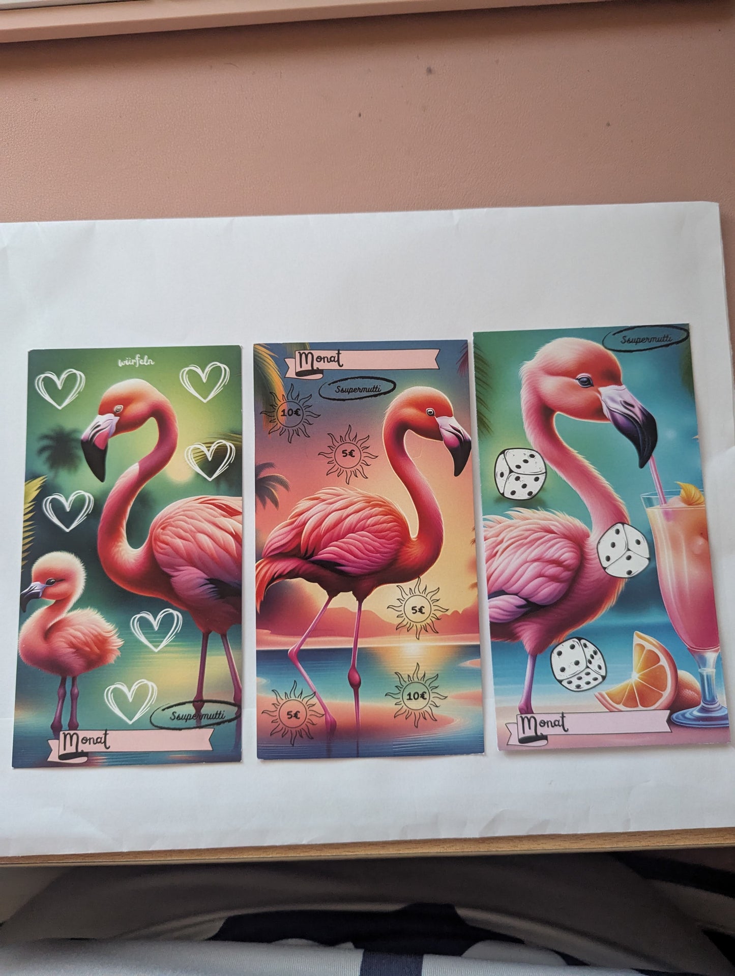 Jahreschallenge Flamingo