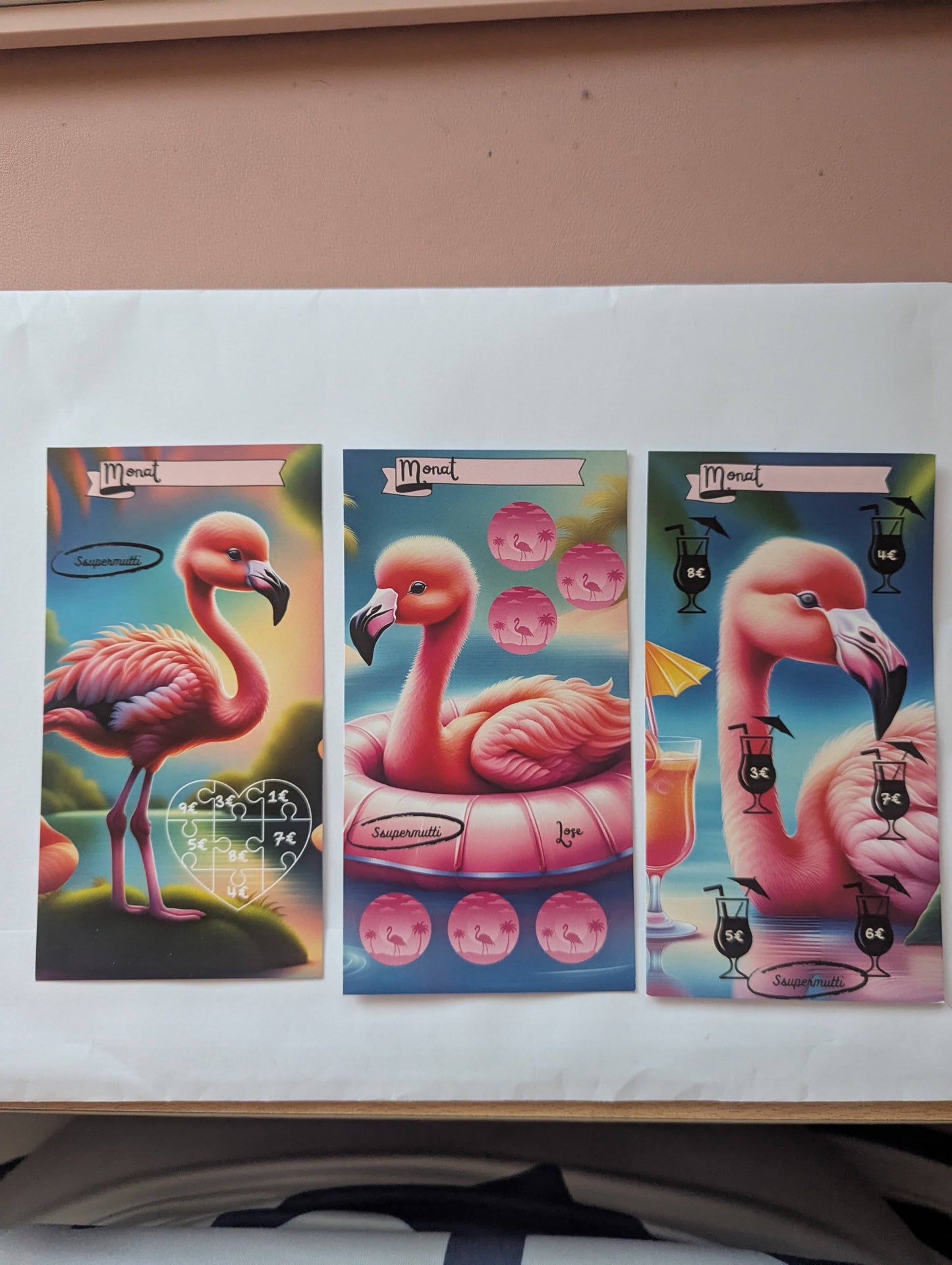 Jahreschallenge Flamingo