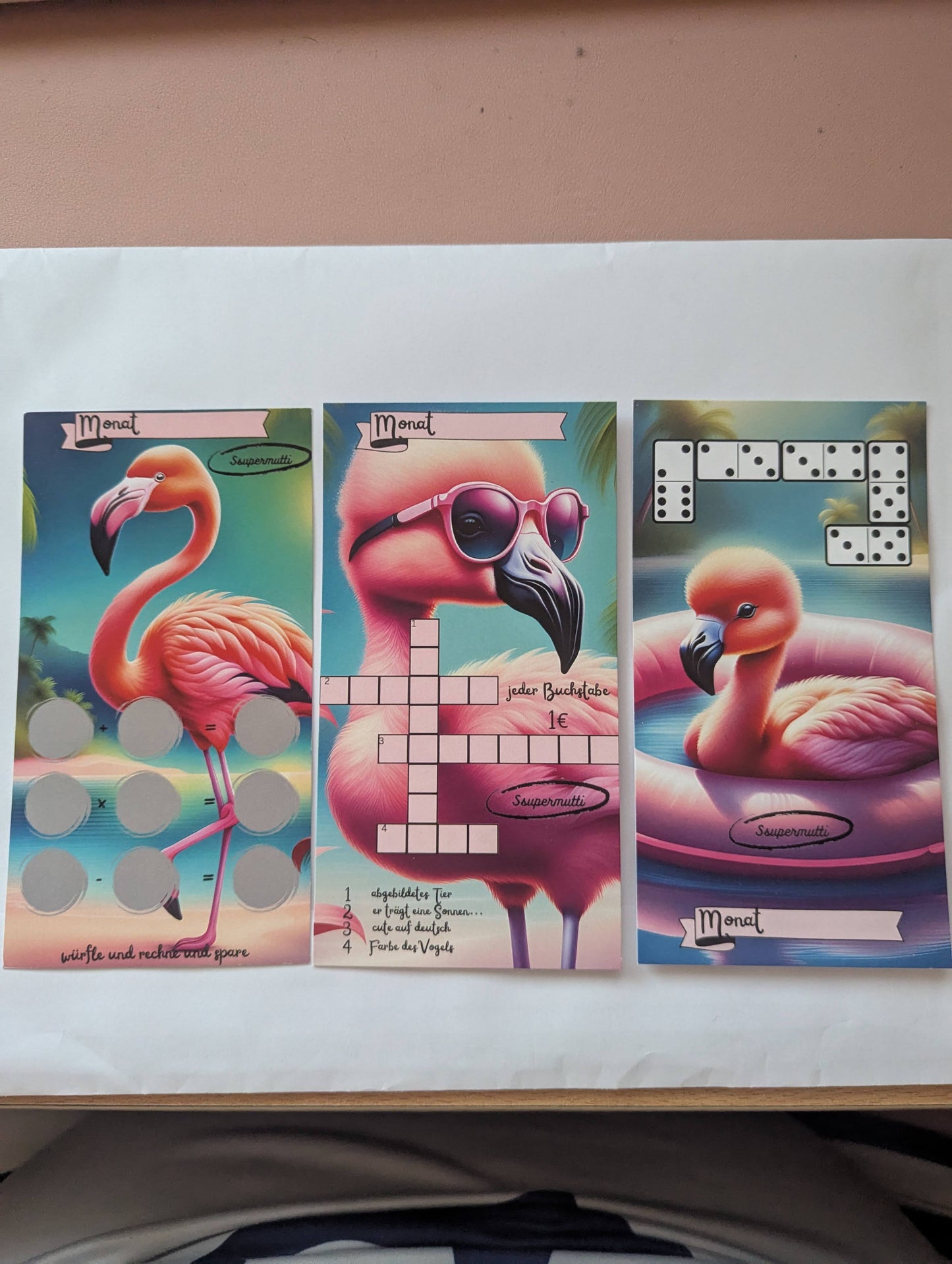 Jahreschallenge Flamingo