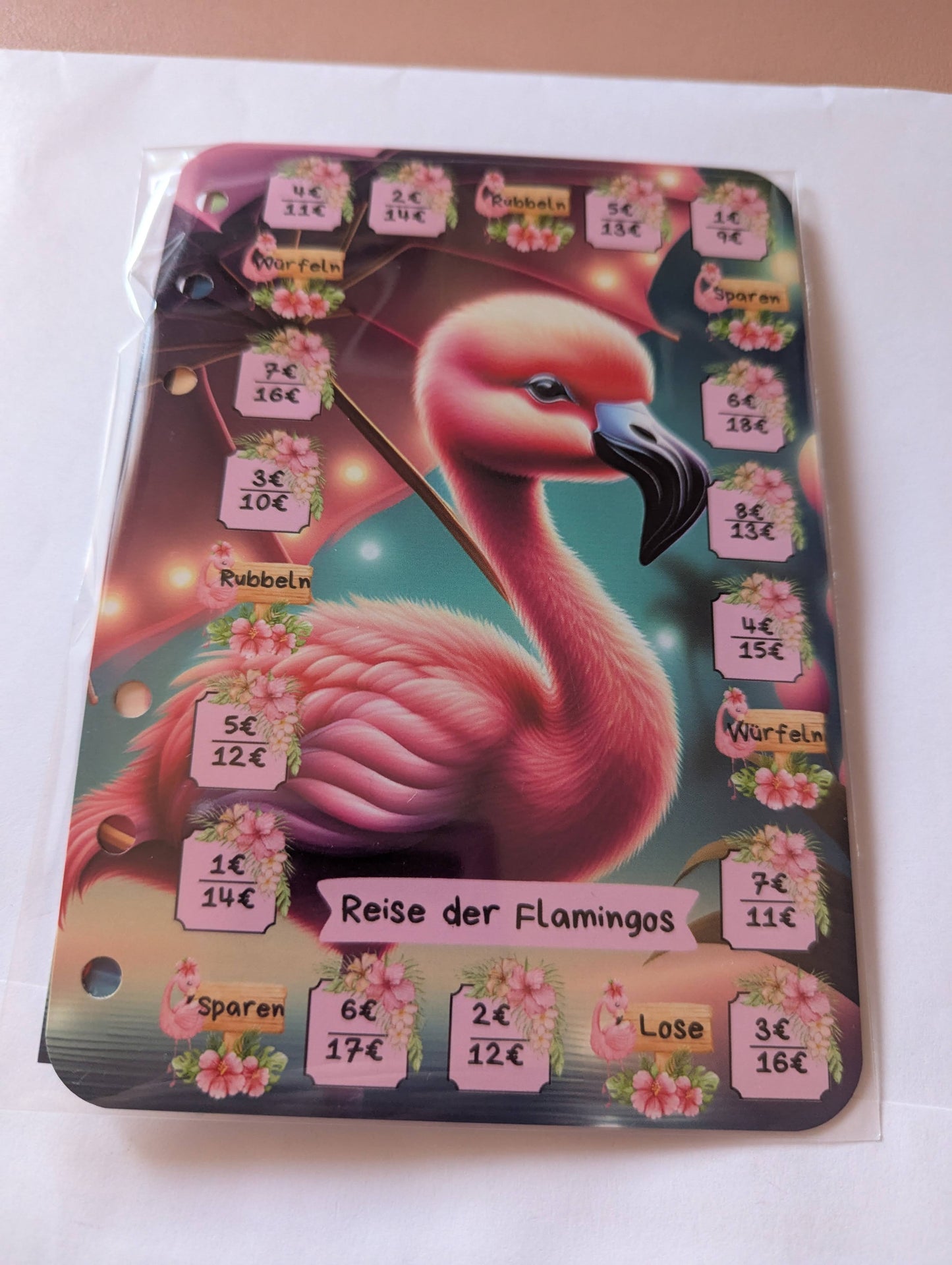 Sparspiel Reise der Flamingos