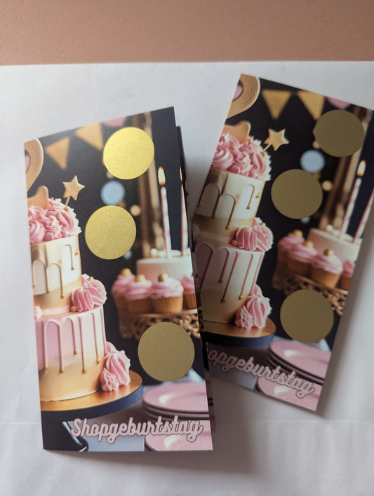 2. Shop Geburtstag Klappkarte