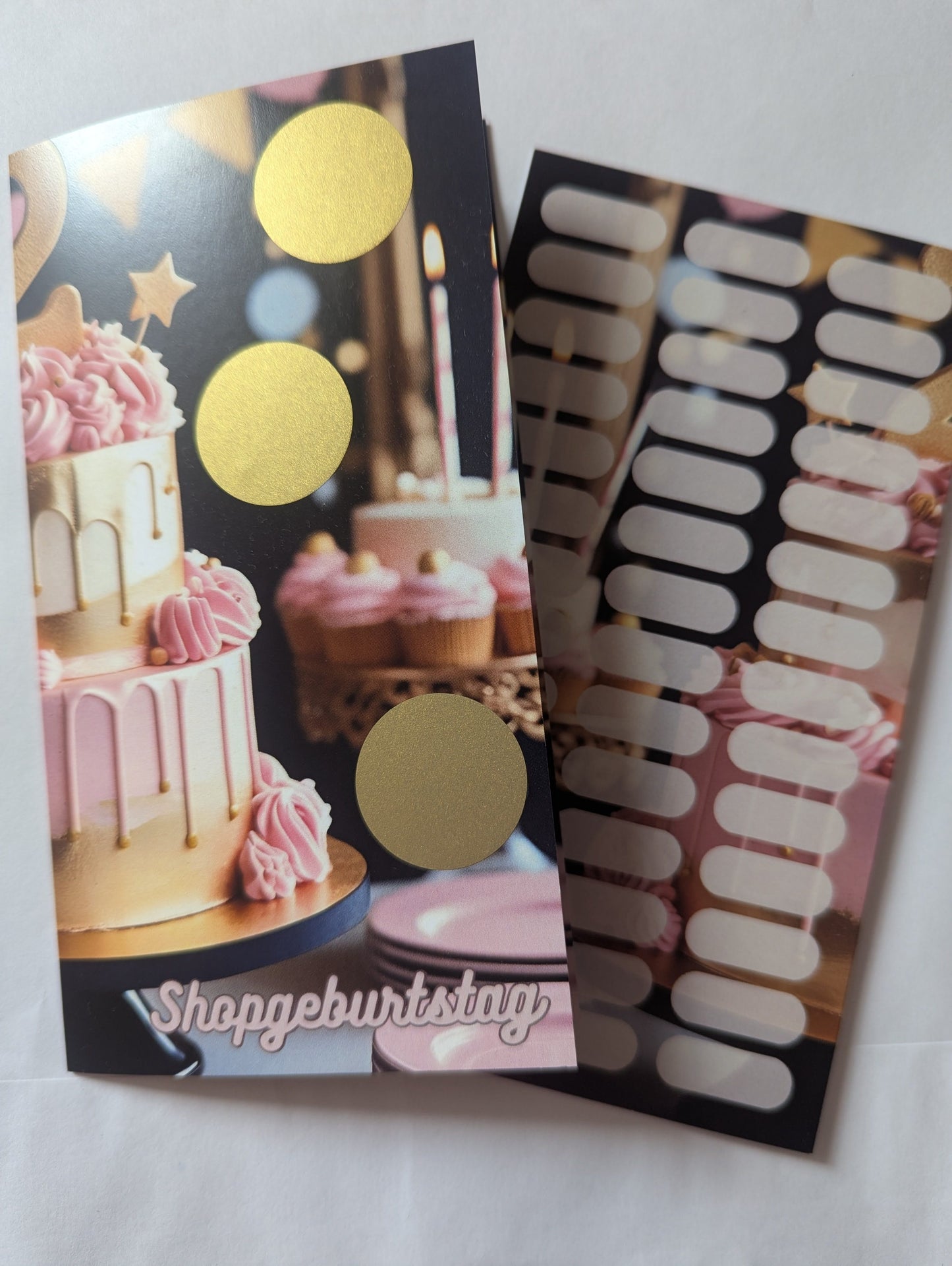 2. Shop Geburtstag Klappkarte