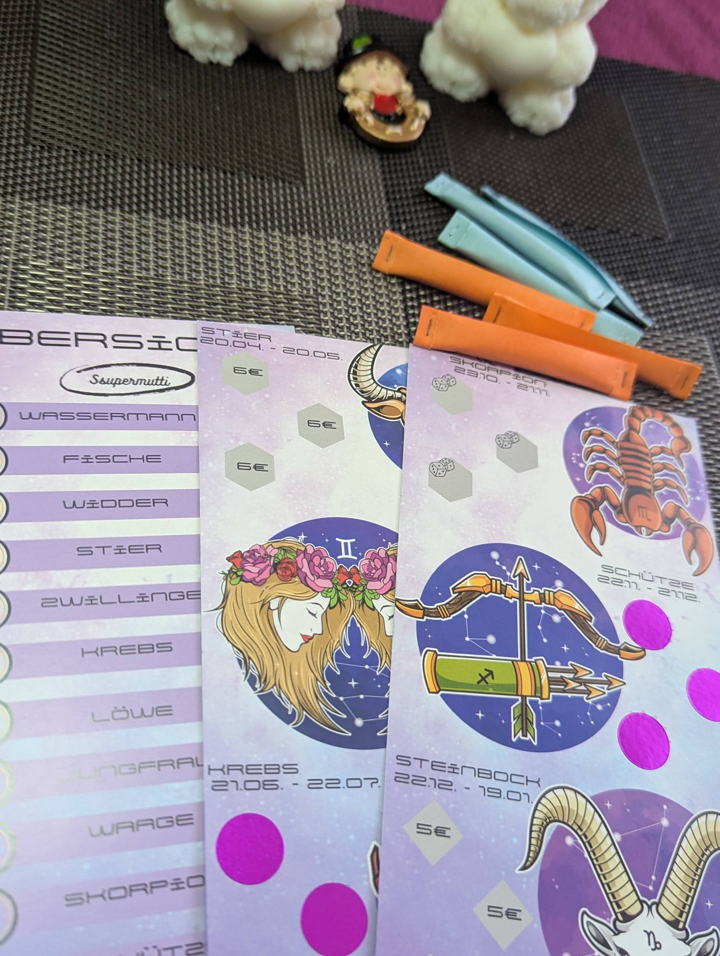 Mini - Jahreschallenge Sternzeichen