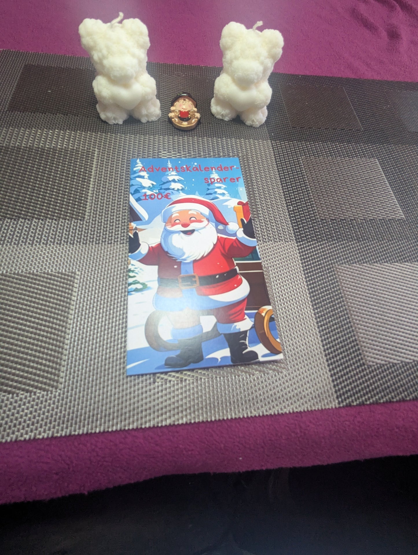 Klappkarte 3er Adventskalendersparer