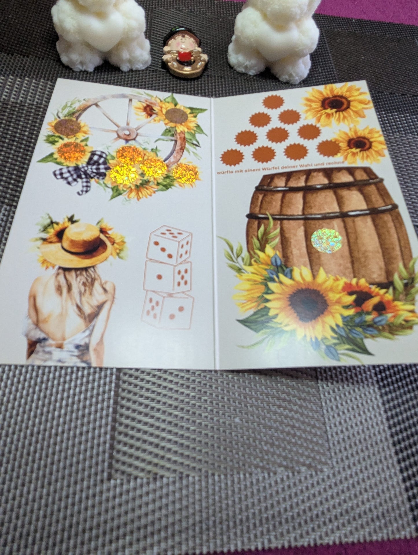 Klappkarte Sunflowers