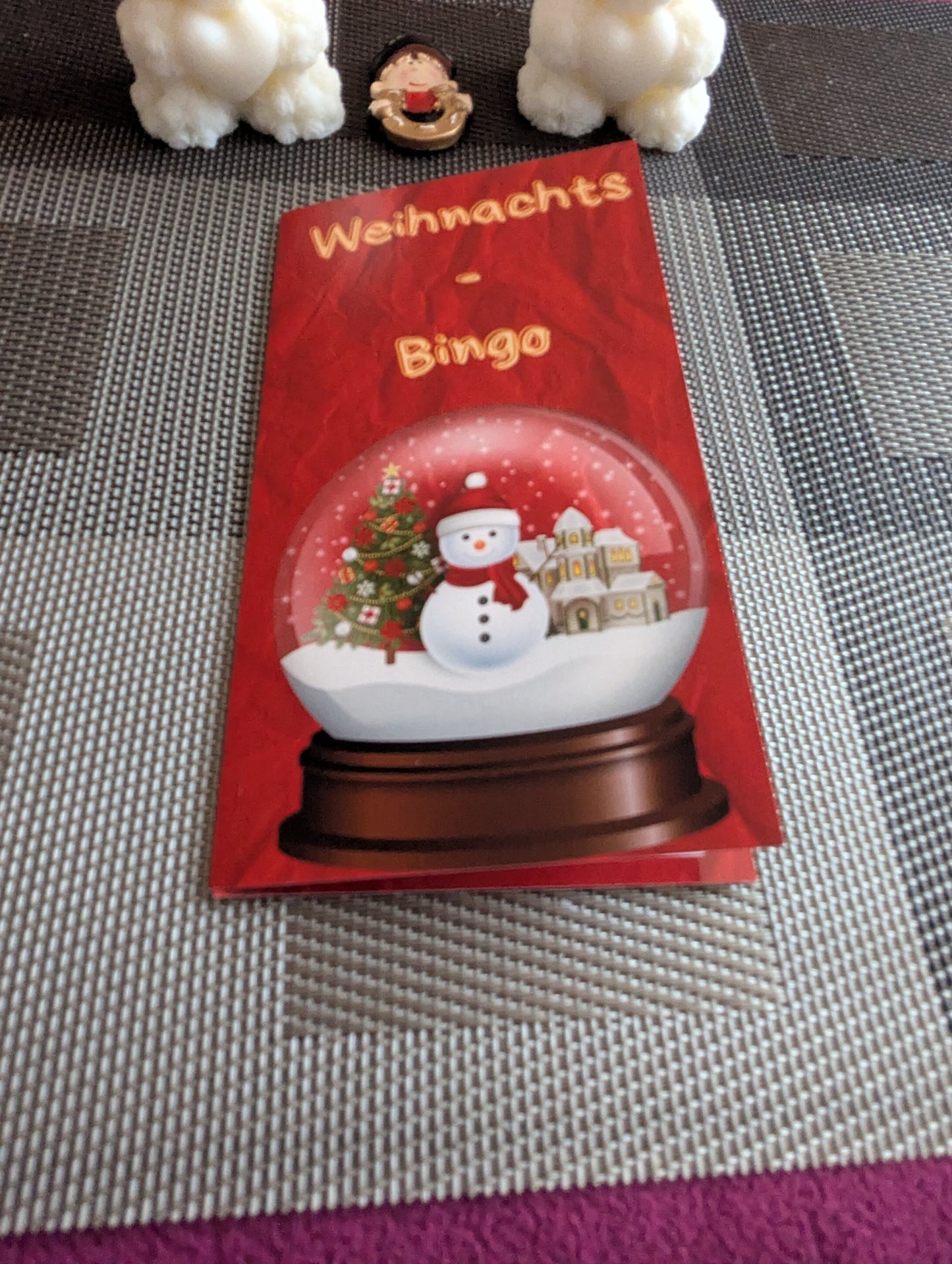 Klappkarte 3er Weihnachts - Bingo