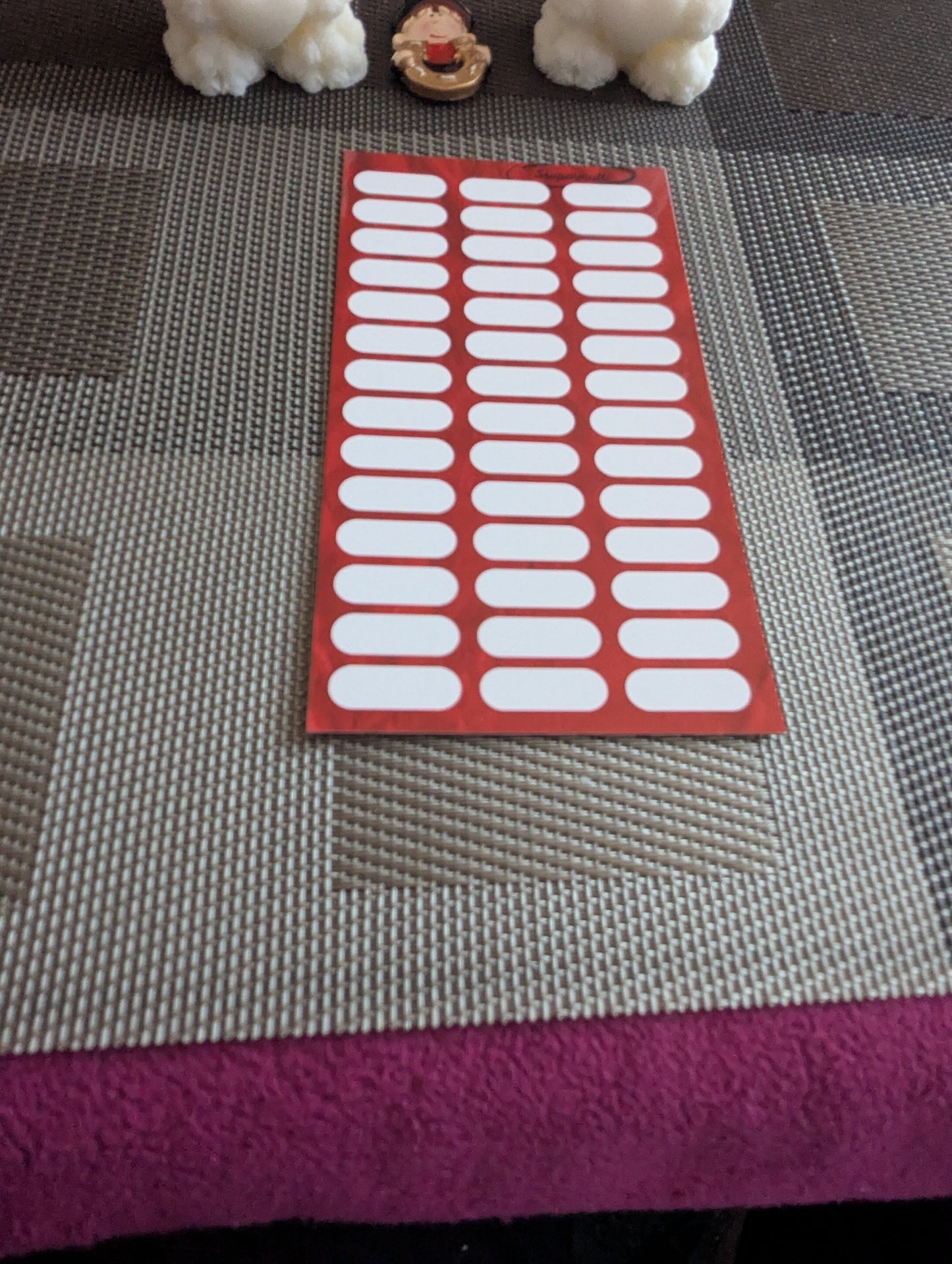 Klappkarte 3er Weihnachts - Bingo